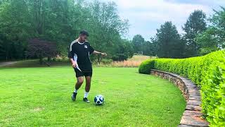 Super easy soccer workout using just a WALL￼
