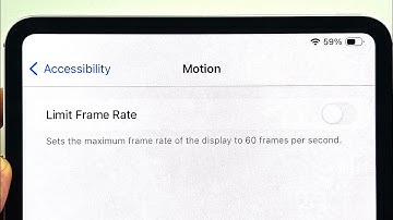How To Enable & Disable 120hz/120fps (Promotion) in iPad Pro