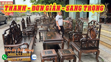 Thanh Thoát Nhưng Đầy Khí Chất | Đồ Gỗ Royal