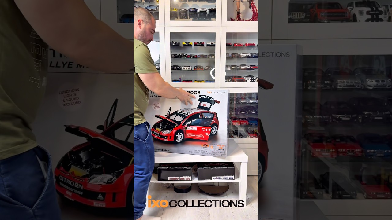 Citroen C4 WRC в масштабе 1:8 от IXO Collections