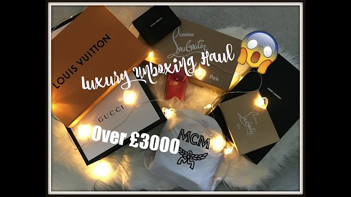 Luxury Unboxing Haul 2018 - Gucci, Saint Laurent, Christian Louboutin, MCM, Louis Vuitton
