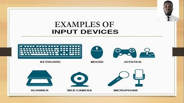 PART OF A COMPUTER INPUT DEVICES EXPLAINED     PRIMARY 4