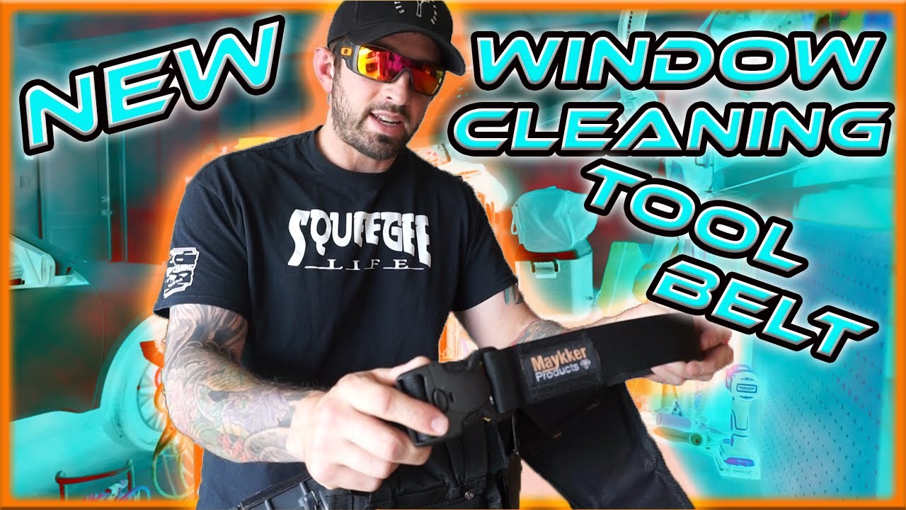 NEW WINDOW CLEANING TOOL BELT