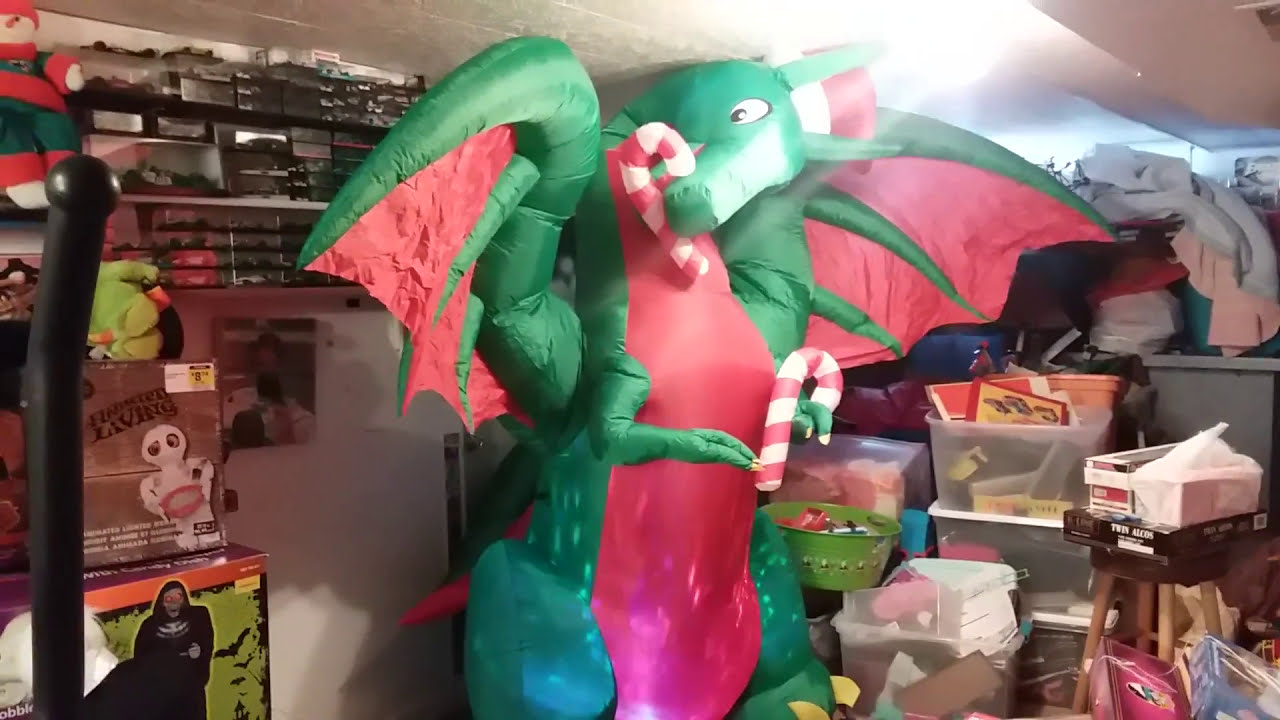 NEW FOR 2017 Christmas inflatable 12ft dragon YouTube