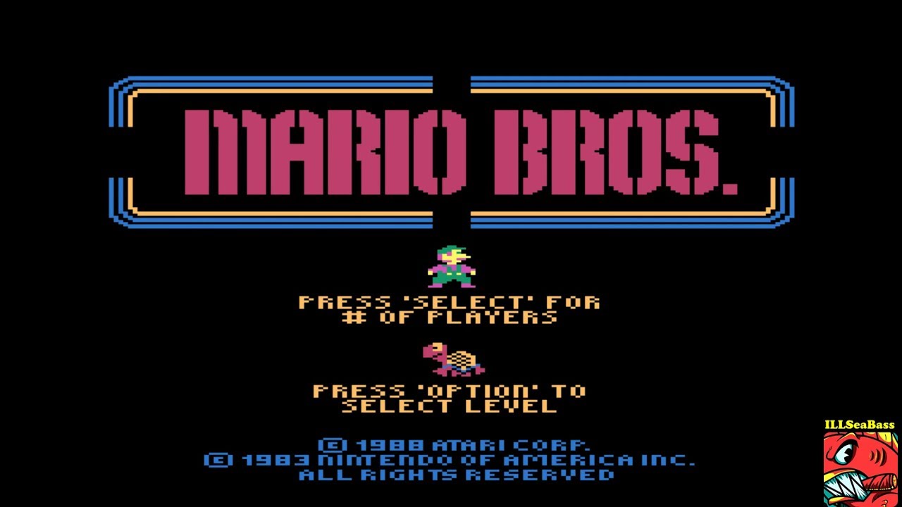 Mario Bros Atari 8 Bit 87 660 Youtube
