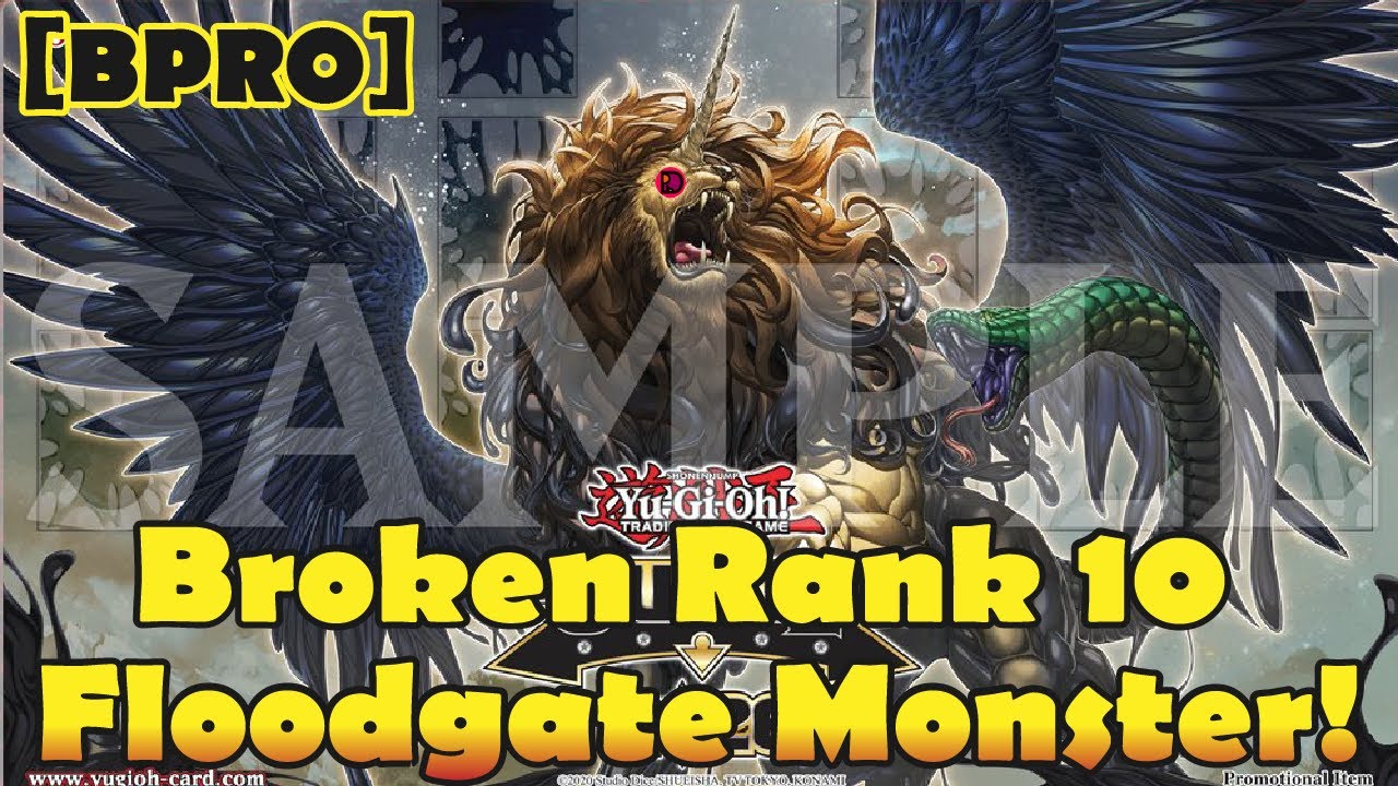Broken Rank 10 Floodgate Monster! [BPRO] Yugioh!
