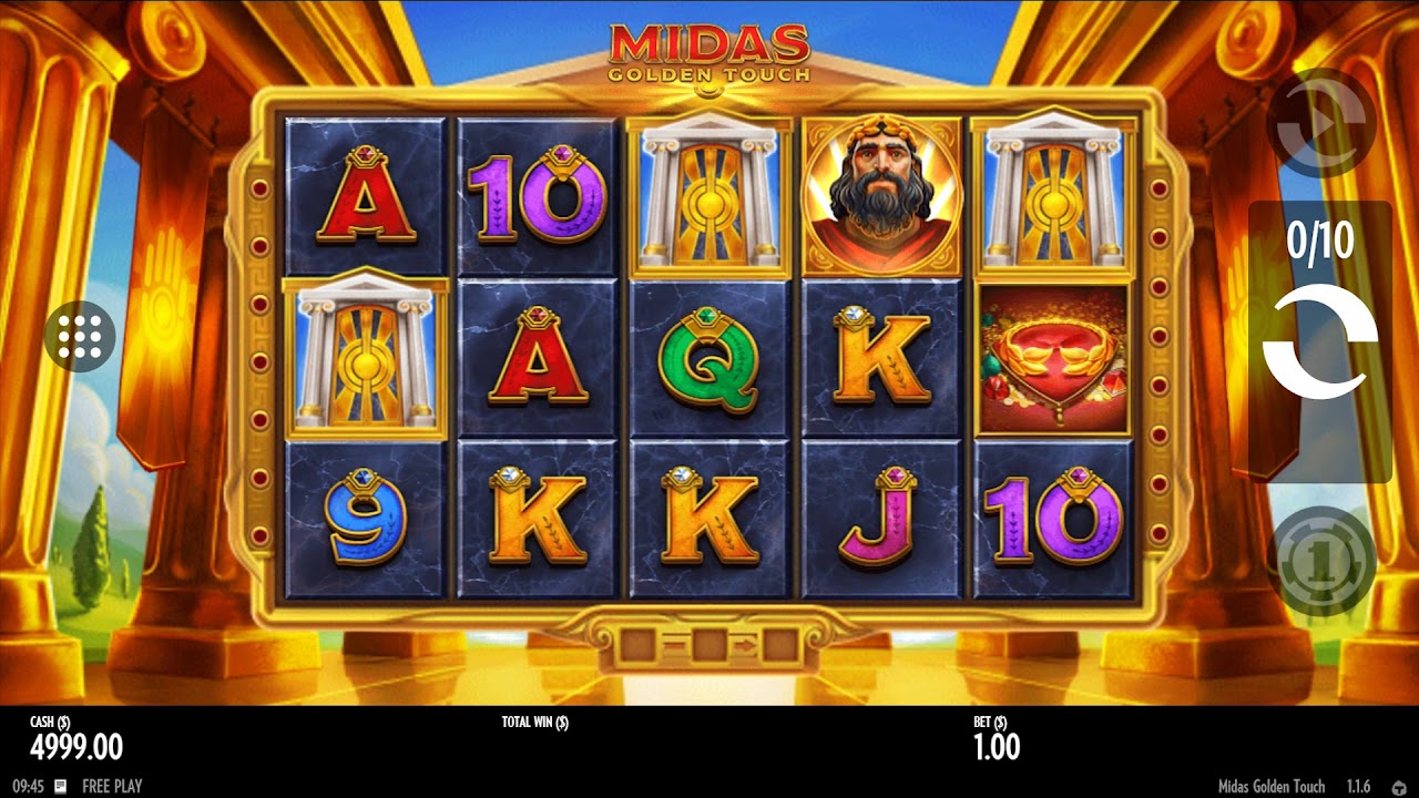 Midas Golden Touch Free Play in Demo Mode and Game Review