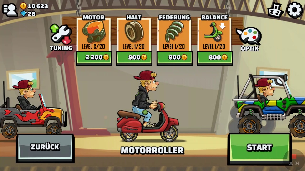 Hill Climb Racing 2 Schnell Geld Verdienen Unendlich Geld/Endless Money [Hill Climb Racing 2] - YouTube