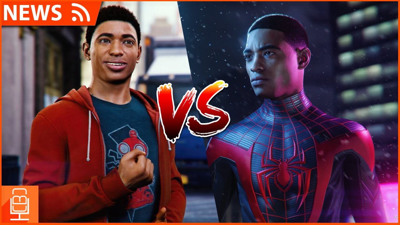 Spider Man Miles Morales Ps5 Vs Spider Man Ps4 Graphic Comparison Youtube