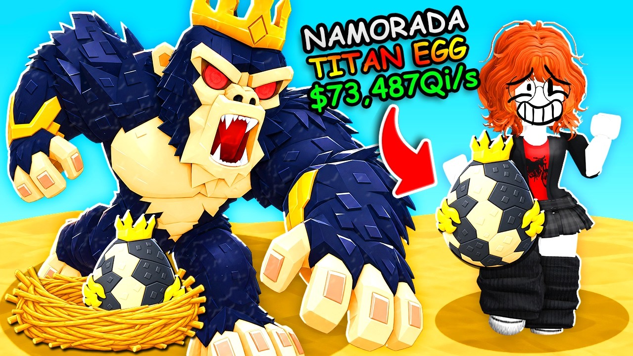 MINHA NAMORADA FOI HUMILHADA NO ROUBE UM OVO.. ATE EU CHEGAR E ATIVAR ROBUX INFINITO NA CONTA DELA 🤬