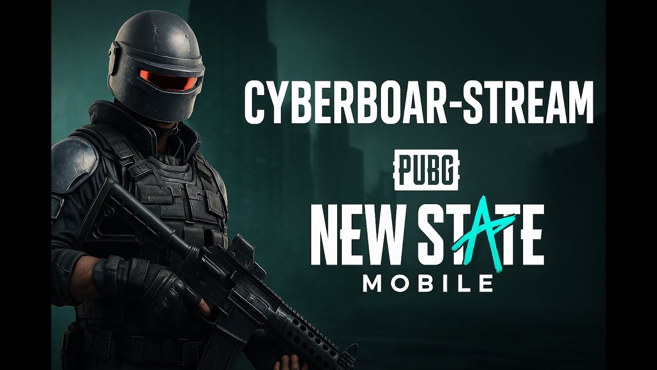 PUBG:NewState | CyberBoar - SuperSaksa - PROTOKOL-ANUBIS - LIVE !