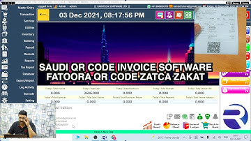SAUDI QR CODE INVOICE SOFTWARE FATOORA QR CODE ZATCA ZAKAT