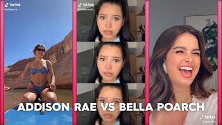 Addison Rae Vs Bella Poarch TikTok Compilation | Let's Link & Throat Baby