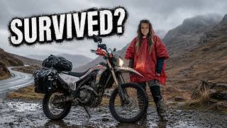 Scotland's Most Dangerous Road in Fog: A Winter Motorbike Nightmare | NC500 EP. 8
