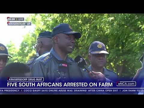 Five arrested as police uncover alleged drug lab in Krugersdorp