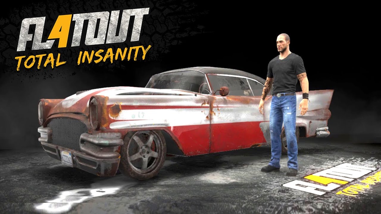 Flatout 4 - TUNEI O MOTOR DO MEU CARRO VELHO! #2 ‹ Getaway Driver ›