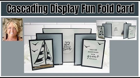 🔴Cascading Display Fun Fold Card