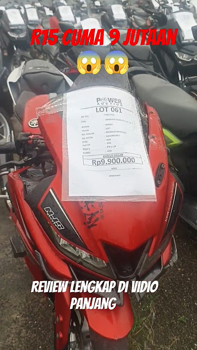 R15 murah nih 9 jutaan aja #lelangmotor #motorbekasjakarta #lelangmotormurah #r15v3