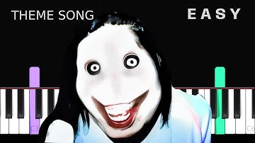 Jeff the Killer - Theme song - EASY Piano tutorial