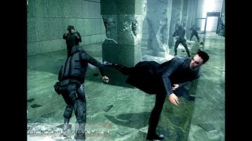 Path of Neo Lobby Shootout Scene 4k