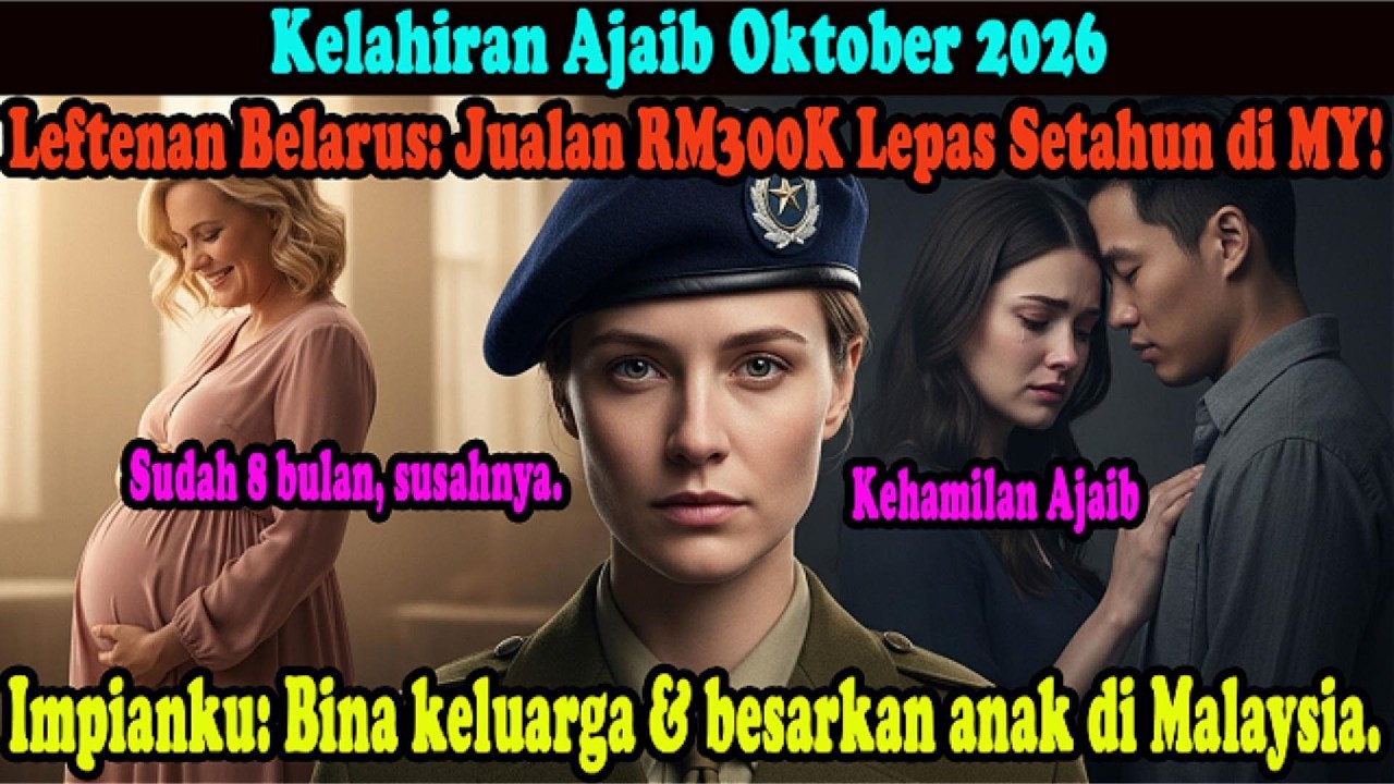 Disahkan Mandul, Pegawai Belarus Hamil 8 Bulan Redah Ke M'sia Cari Bapa Bayi. Keajaiban 2026!