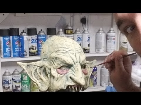 mask painting and some sculpting