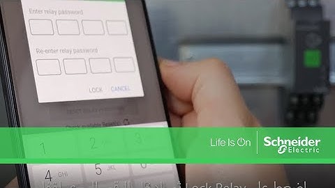 كيفية حماية التايمر برقم سري باستخدام الهاتف الذكي_Zelio NFC Timing Relay