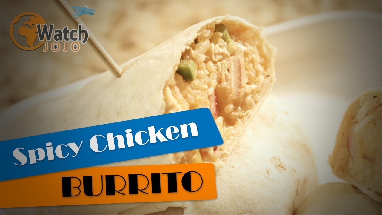 This Oven Baked Burrito Is Spicy