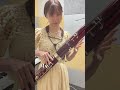 【服部管楽器】ファゴットのファソファソ難しい！？音楽教室講師の山縣先生に聞いてみた！【吹奏楽】 #shorts