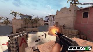 AK-47 All Headshots CS: GO ACE by Echo Fox sgares vs Monstars on de_mirage (ESEA Premier Match)