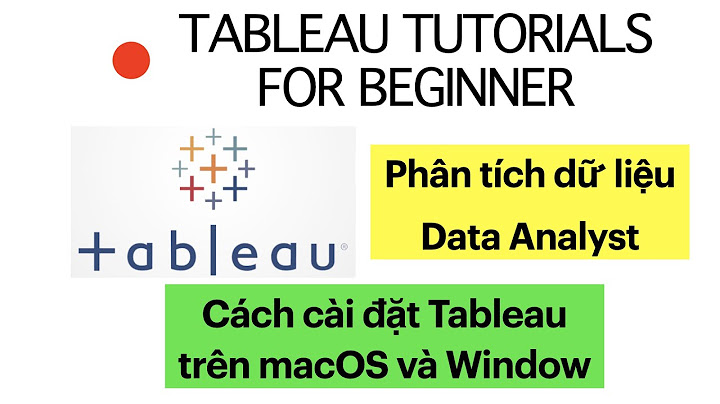 Cài đặt tableau cho mac