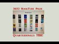 2022 #BookTubePrize Quarterfinals TBR!