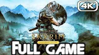 SKYRIM REMASTERED Gameplay Walkthrough FULL GAME (4K 60FPS) No Commentary