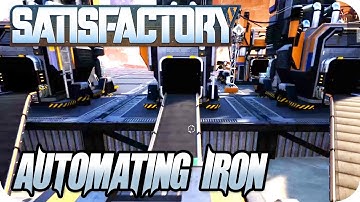 Automating Iron Ore Satisfactory Multiplayer Gameplay