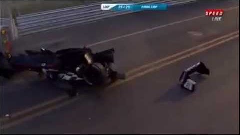 Formula E 2014 Beijing Heidfeld Prost Crash
