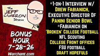 EXPERT INTERVIEW | On CFB Scouting, NFL, FSU Football | Drew Fabianich | Jeff Cameron Show Warchant