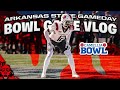 D1 football player bowl game vlog camellia bowl  arkansas state football