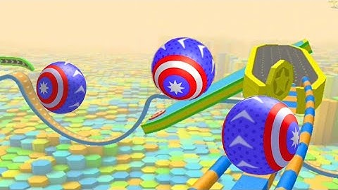 Action balls gyrosphere race speedrun gameplay level 451-470, Race #13