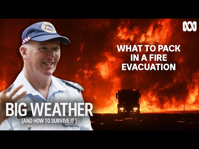 Watch How to pack for an emergency fire evacuation | Big Weather on YouTube.