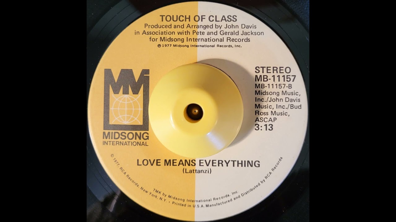 洋楽 TOUCH OF CLASS/ LOVE MEANS EVERYTHING Touch Of Class – Love Means Everything – Vinyl (LP, Album