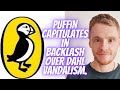 Puffin capitulates in backlash over Dahl vandalism.