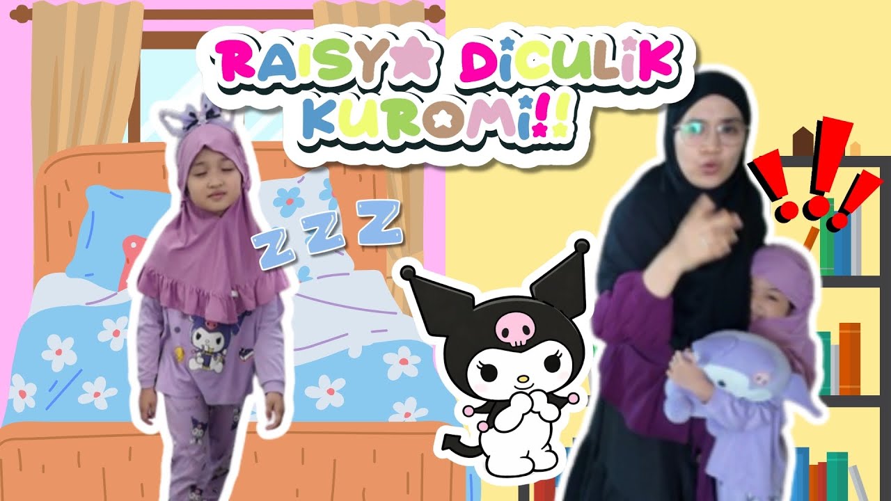 Raisya diculik Kuromi??? #raisya #raisyadiary #funny