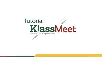 Tutorial KlassMeet UMY | Ir. Nafi Ananda Utama, M.S.