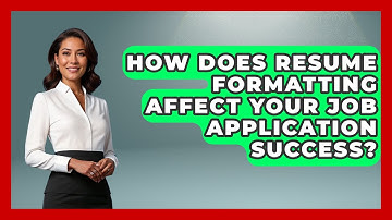 How Does Resume Formatting Affect Your Job Application Success? | Job Interview Pro Skills News