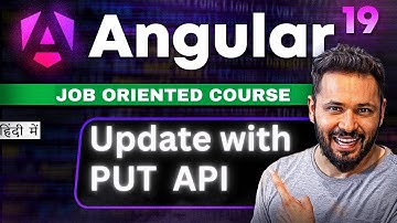 Angular 19 Tutorial in Hindi #56 How to Update Data with Update API Data in Angular #angular19