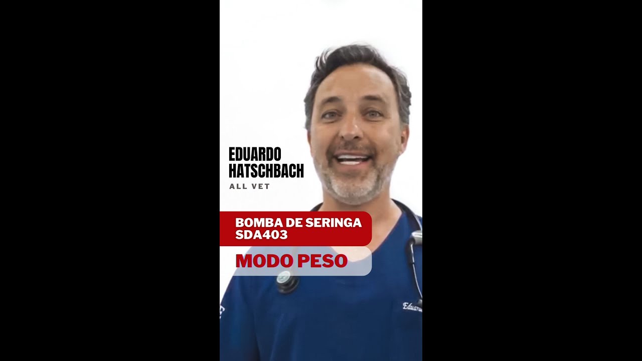 COMO USAR O MODO PESO? - BOMBA DE SERINGA SDA403