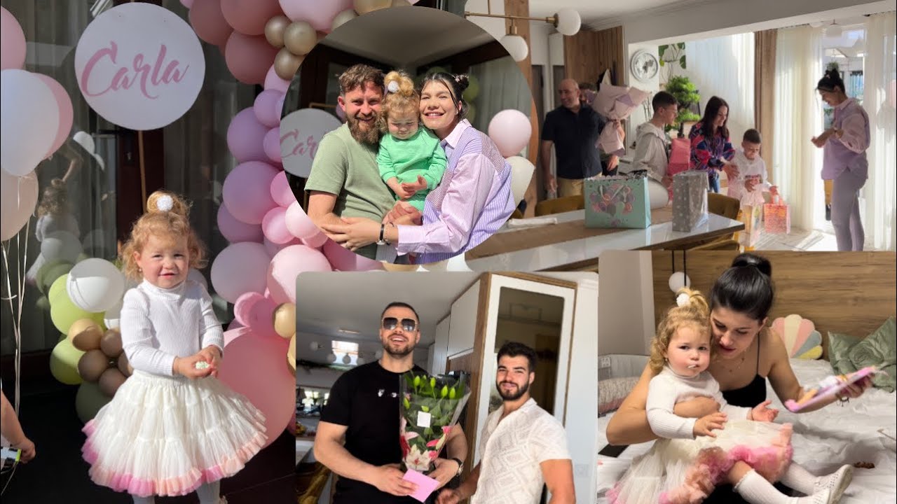 ZIUA FIICEI NOASTRE, CARLA 🤍/A împlinit 2 ani și am sărbătorit-o în familie 🎂