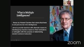 [LEARN@HOME] Employing Multiple Intelligences and Differentiated Instruction in our Classes
