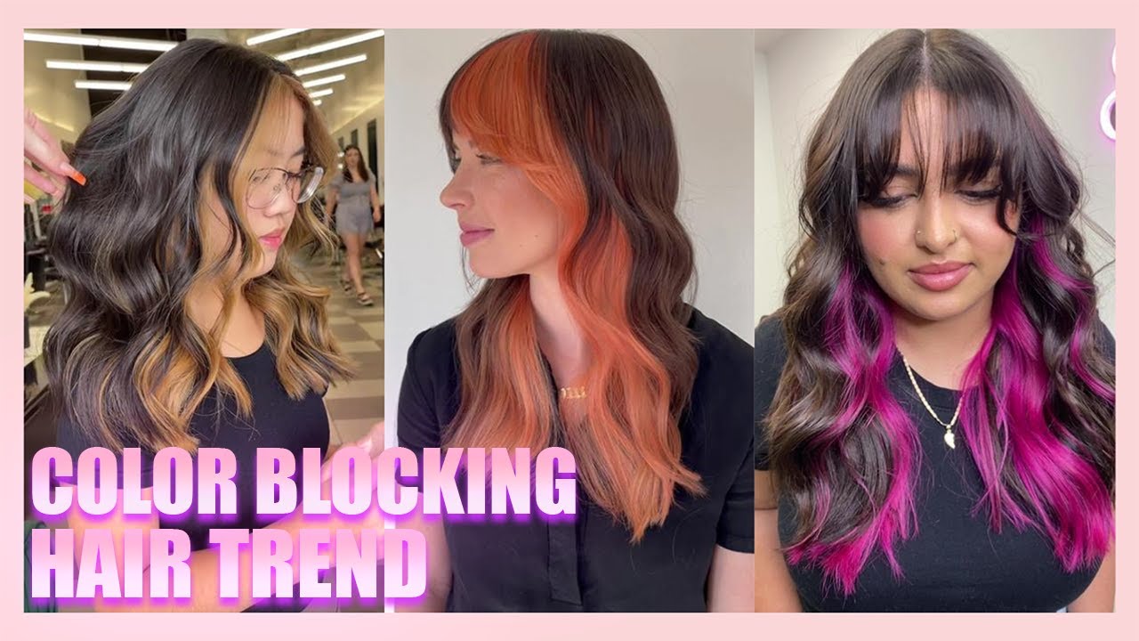 COLOR BLOCKING HAIR TREND MONEY PIECES POPS OF COLOR YouTube COLOR BLOCKING HAIR TREND MONEY PIECES POPS OF COLOR YouTube