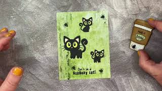 Scaredy Cats for Whimsy Stamps